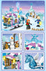 Friends Princess Luxury Ice Castles Playground House Movies Winter Snow Horse Figures Building Blocks Set Toy For Girls Diy Gift