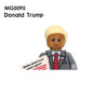 MG0212 KF191 USA Star Mr President Donald Trump Building Block Abraham Lincoln Mini Action Figure Toys