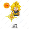 WM2677 2678 Cartoon Dragon Ball Mini Action Figure Doll Building Blocks Anime Characters Goku Super Saiya Birusu Model Toy Gifts