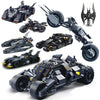 Hot Superhero Night Knight 1989 Batmobile Supercar Model Building Blocks Sets Classic Bat Motorcycle Chariot Toys Kids For Gifts