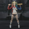 SHF Harley Quinn Action Figure PVC Collection 15cm Suicide Squad Harleen Quinzel Clown's Girl Movable Figurine Model Toys Gifts