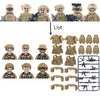 Military Special Forces MOC Building Block SWAT Ghost Commando Figures Police Soldiers Army Gun Weapons Children's Toy Gift B152