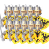 Military Building Blocks Medieval Anime Science Fiction Solider Figures Gifts Weapons Knight Legion Shields Helmet Mini Bricks