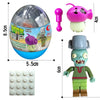 Plants Vs. Zombies Building Blocks Toy Capsules Assembled Bricks Puzzle Peashooter Anime Figure Dolls Model Toy Children Gift