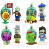 Plants Vs. Zombies Building Blocks Toy Capsules Assembled Bricks Puzzle Peashooter Anime Figure Dolls Model Toy Children Gift