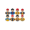 Kids 3D Family Figures Set Building Blocks City Worker Fireman Doctor Dolls Bricks Educational Toys For Children Birthday Gift