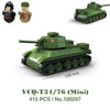 KV2 PanzerVI Sherman Military Tanks US Army Quan Guan WW2 War Weapon Soldier Figure Model Building Block Brick kid Children Toys