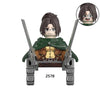 Anime Attack on Titan Wiki Bricks Survey Corps Erem Jaeger Armin Levi Mikasa Mini Action Toy Figures Building Blocks For Kids