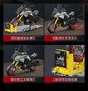 1104Pcs Suzuki KATANA Technical Motorcycle Moto Car Model Building Blocks Racing Motobike Vehicles Bricks Toys for Children Gift