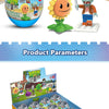 Plants Vs. Zombies Capsule Toys Assembled Building Blocks Puzzle Peashooter Anime Figure Dolls Model Gift For Children