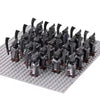 21pcs Medieval Dwarf Warrior Elves Knights lotr and Uruk-hai Orc Rohan Elves Warriors Sodier figures Building Brick Blocks Toys