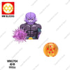 WM2677 2678 Cartoon Dragon Ball Mini Action Figure Doll Building Blocks Anime Characters Goku Super Saiya Birusu Model Toy Gifts