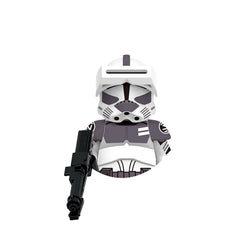 X0351 Clone Trooper Kamino Building Blocks Bomb Squad Trooper Bricks 501st Legion Jet Troopers Figure Captain Grey Mini Kid Toy