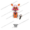 WM6074 WM6097 mini bricks FNAF Game Figure Chica Bonnie Foxy Freddy Bear Nightmare Boy Baby Skeleton Thriller Assembly Toys gift