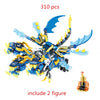 New Phantom Ninja Dragon Ship Model Building Blocks Sodiers Figures Boat Bricks MOC Creative Expert Kids Toys for Boys Children