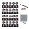 20pcs/lot WW2 Military Soldier Array Soviet US UK China Building Blocks Bricks Figures Children's War Mini Toys Christmas Gifts