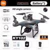 Xiaomi KY102 Drone 8K Professional Dual Camera 10000m Brushless Quadcopter Obstacle Avoidance Optical Flow Aerial Drone RC New