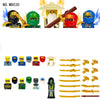 Gold Anime Figures Morro Nadakhan Lloyd Cole Nya Building Blocks Mini Action Bricks Children's Toy Birthday Gifts Set