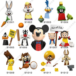 Disney Mini Toys Anime Action Assemble Figures Building Blocks Cartoon Toy Story Mickey Mouse Winnie The Pooh  Bricks kids gift