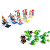 Plants Vs. Zombies Building Blocks Toy Capsules Assembled Bricks Puzzle Peashooter Anime Figure Dolls Model Toy Children Gift