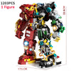 Superheroes Avengers Iron Man Hulkbuster Steel Mecha Action Figures Building Blocks Classic Movie Model Bricks Toys For Kid Gift