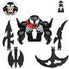 Disney Building Blocks Mini Model Figures Big Goblin Dinosaur Spiderman Venom Captain Hawk Deadpool Technic Armor City Gift Toys