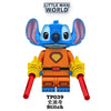 New Stitch Alien Cartoon Doll Building Blocks Kawaii Mini Action Figure Head Assembly Toys Children's Educational Toys Gift