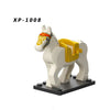 Military Medieval Building Blocks Solider Figures Knights Equipment Animal Accessories Mount Armor War Horse Mini Bricks MOC