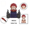 Anime Cartoon  Jujutsu Kaisen Gojo Satoru Itadori Yuj Building Blocks Mini Action Figures Assembly Toy Kids Birthday Christmas G