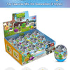 Plants Vs. Zombies Capsule Toys Assembled Building Blocks Puzzle Peashooter Anime Figure Dolls Model Gift For Children