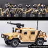 WW2 Military Special Forces Modern Soldier City Police SWAT Weapons Figures Building Blocks Bricks Boy Mini Toys Christmas Gift