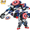 War Armor Mech Anti-Hulk Spiderman Iron man Mini Model Action Figure Building Blocks Compatible Legoboys Technic City Toy Gift