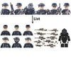 Military Special Forces MOC Building Block SWAT Ghost Commando Figures Police Soldiers Army Gun Weapons Children's Toy Gift B152