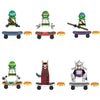 Ninja Turtle Movie Mini Action Figures Bricks Leo Raph Don Weapons Assemble Building Blocks MOC DIY Toys for Children