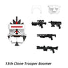 X0351 Clone Trooper Kamino Building Blocks Bomb Squad Trooper Bricks 501st Legion Jet Troopers Figure Captain Grey Mini Kid Toy