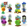 Plants Vs. Zombies Building Blocks Toy Capsules Assembled Bricks Puzzle Peashooter Anime Figure Dolls Model Toy Children Gift