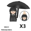 KF1897 WM2575 Wednesday Addams Movies Anime WM Blocks Bricks Mini Action Toy Figures Kids Educational Assemble Toys Dolls Gifts