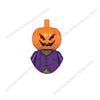 NEW Hot Selling Pumpkin Man Witch Vampire Mini 3D DIY Halloween Cartoon Figures Model Building Block Toys Children's Gift