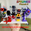 2024 MOC Sprunki Building Horror Movie Incredibox Bricks Music Game Incredibox Sprunki Figure Toys Gift In Stock Music Box