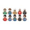 Mini City Action Figures Building Block Girl Driver Teacher Waiter Police Pirate Captain Different Characters Bricks MOC Toys