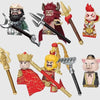 30301-312 Chinese Movie Journey To The West Figures Monkey King Golden-Hooped Rod Model Kids Blocks Toys Gifts For Boys Juguetes