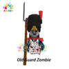 Kids Toys Halloween Zombies Building Blocks Line Infantry Judge Soldiers Mini Action Figures Toys For Kids Christmas Gifts