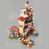 New Burrow Alley, high difficulty DIY building blocks interspersed and assembled, 75980 children's toy compatible building block