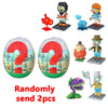 Plants Vs. Zombies Capsule Toys Assembled Building Blocks Puzzle Peashooter Anime Figure Dolls Model Gift For Children