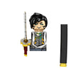 Japanese Anime Demon Slayer Samurai Tanjirou Nezuko Kyoujurou Giyuu Mini Building Blocks Bricks Dolls Action Figure Birthday Toy