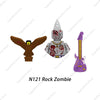 Walking Dead Mini Action Figures Model Building Blocks Classics US TV Zombie Head Face expression MOC Blocks Set Toys Gifts