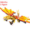 New Phantom Ninja Dragon Ship Model Building Blocks Sodiers Figures Boat Bricks MOC Creative Expert Kids Toys for Boys Children