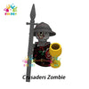 Kids Toys Halloween Zombies Building Blocks Line Infantry Judge Soldiers Mini Action Figures Toys For Kids Christmas Gifts