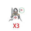 Military Building Blocks Medieval Solider Figures Knights of Jerusalem Crusades The War of Roses Legion War-horse Weapons Shield