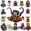 Building blocks Marvel Mini Action Figures Children's Party gifts Brick toys Moonlight Knight Doctor Strange Wolverine Deadpool